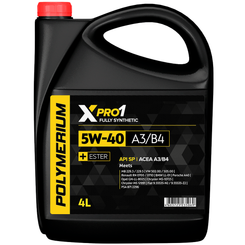 POLYMERIUM XPRO1 5W-40 A3/B4